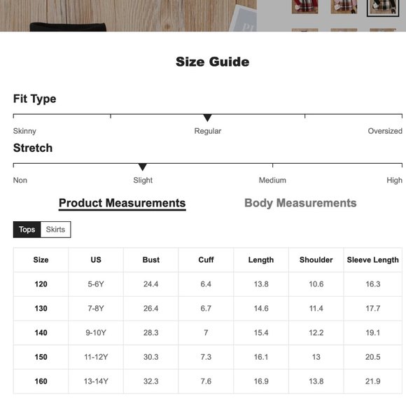 New Shein Girls 2 Piece High Neck Tee & Plaid Skirt Multiple Sizes - Picture 6 of 9